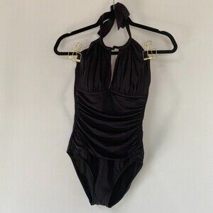 Kenneth Cole New York Black Swimsuit One Piece Size Med